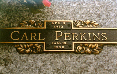 Lapida de Carl Perkins