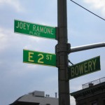 La calle Joey Ramone en Nueva York